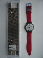 SWATCH Crono SCN 103 JFK,1996, rotes Kunststoffband - gebraucht Hessen - Wiesbaden Vorschau