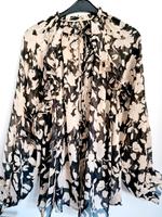 Mango Bluse Tunika beige schwarz floral Design Must-Have Nordrhein-Westfalen - Wassenberg Vorschau