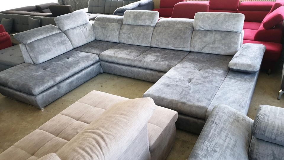 Lagerverkauf xxl Wohnlandschaft neu-Ware Federkern Sofa Couch in Sundern (Sauerland)