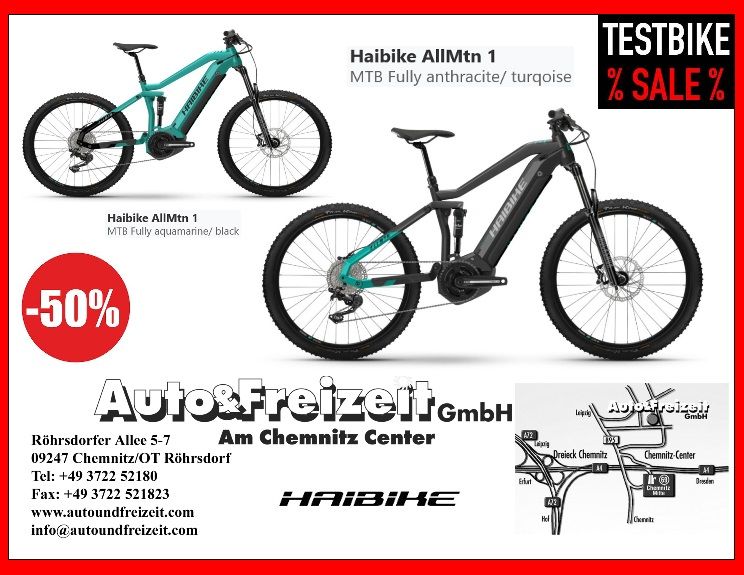 50% SALE * E-BIKE HAIBIKE HardSeven 4 * BOSCH E-MTB * NEU in Röhrsdorf