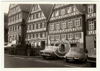 Altes Foto Marktplatz in Calw im Mai 1968 Autos Ford DKW Oldtimer Niedersachsen - Braunschweig Vorschau