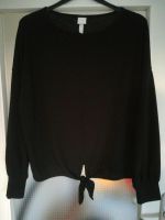 H&M Bluse Shirt schwarz 36 38 Schleife Niedersachsen - Kirchgellersen Vorschau