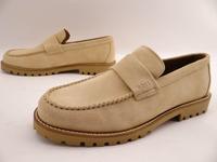 Hugo Boss TIRIAN LOAF Loafer beige khaki Slipper Halbschuhe Gr.42 Hessen - Stadtallendorf Vorschau