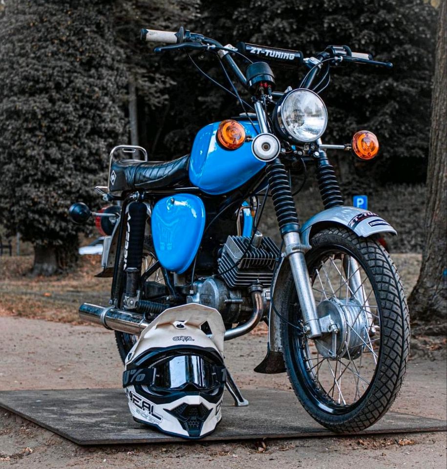 Simson Moped Crosshelm S50 S51 Diebstahl KTM EXC in Bad Freienwalde