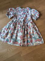 Vintage retro Kleid 116 122 hübner Blumen bubikragen Bayern - Rottendorf Unterfr Vorschau