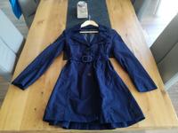 Neuwertiger blauer Trenchcoat/Jacke/Mantel in S / 36 von Benetton Bayern - Aschau im Chiemgau Vorschau