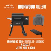 Traeger Ironwood 650 Pellet-Grill inkl. Abdeckhaube + Frontablage Dortmund - Brackel Vorschau