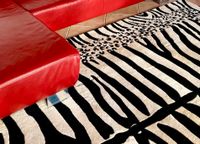 Zebra Designer Teppich handgefertigt aus 100% Wolle 2,00x3,00 Mecklenburg-Vorpommern - Glowe Rügen Vorschau