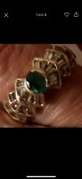 Ring Antik Juwelier Handarbeit Smaragd Diamanten Gold 750 Nordrhein-Westfalen - Unna Vorschau