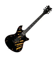 E-Gitarre Schecter SC3426 schwarz/gelb mit Tasche Sachsen - Radebeul Vorschau