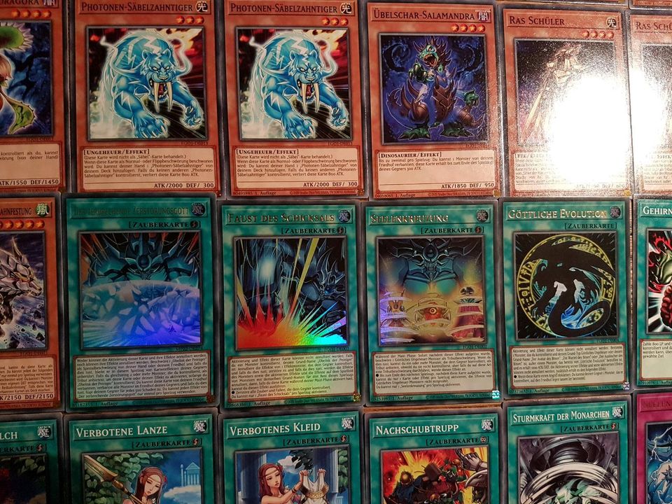 Yugioh obelisk Götterkarten Deck top in Cham