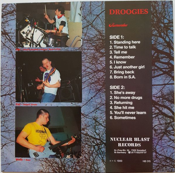 Droogies - Remember (LP, Album, Ltd, Blu, Vinyl Schallplatte) in Greifswald