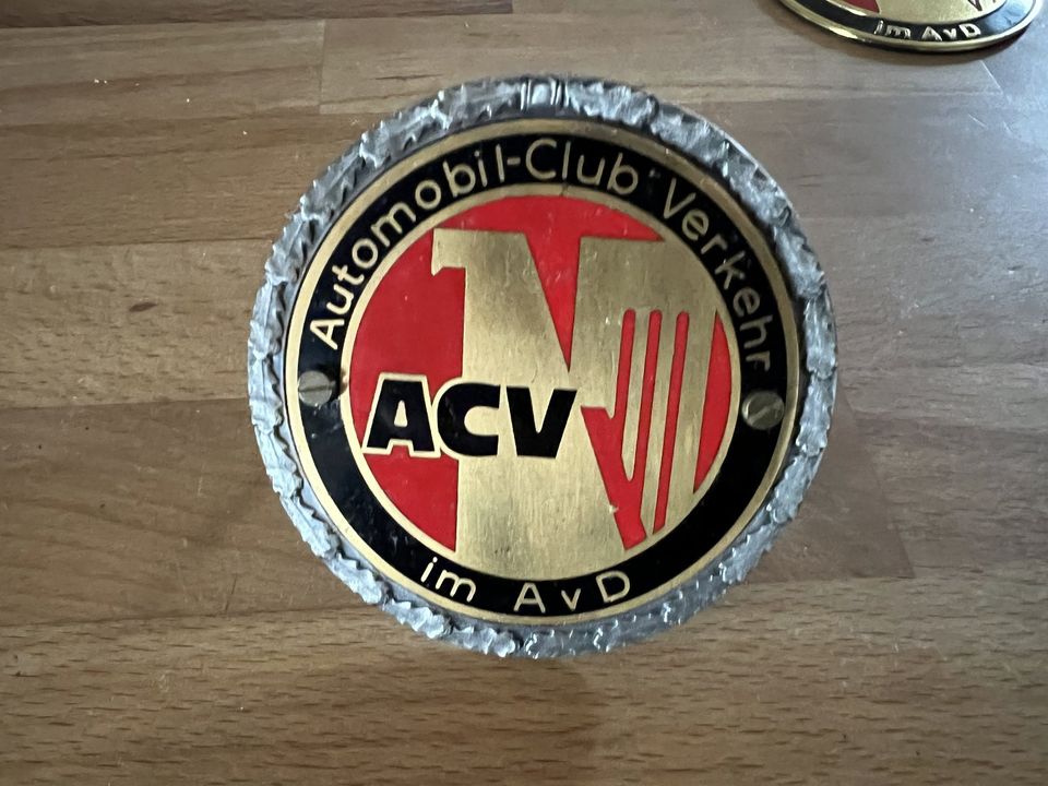 2 x ACV Plakette Oldtimer in Überherrn