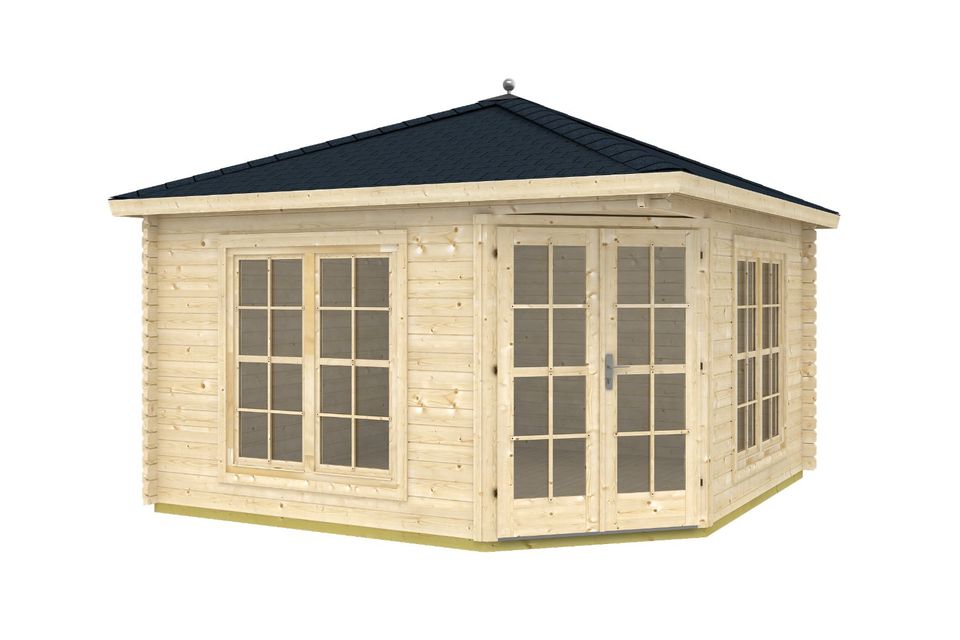 Gartenhaus Blockhaus Arboga II 40, 400x400 cm, 40 mm VIKTRÄ NEU! in Nienburg (Weser)