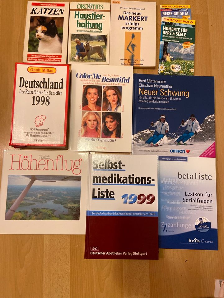 Bücher verschiedene Tier Beauty Gesundheit Sport in Radevormwald