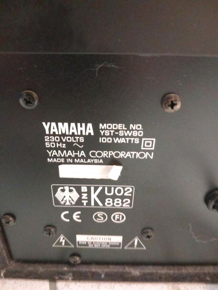 Yamaha Subwoofer YST-SW80 in Wettringen