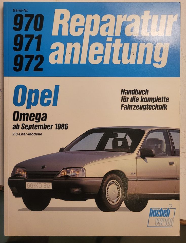 Opel Omega , Reparaturbuch Band 970/971/972 in Emmendingen