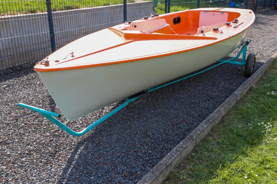 Ixylon Segelboot mit Slip DDR-Segeljolle in Unterwellenborn