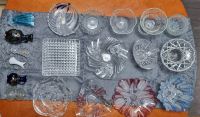 Set Schalen Glasschalen Teller Glasteller + kleine Vasen Sachsen - Seidnitz Vorschau