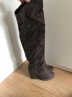Damen Overknees Wildleder Stiefel Boots Görtz 40 Keilabsatz Wandsbek - Hamburg Bramfeld Vorschau