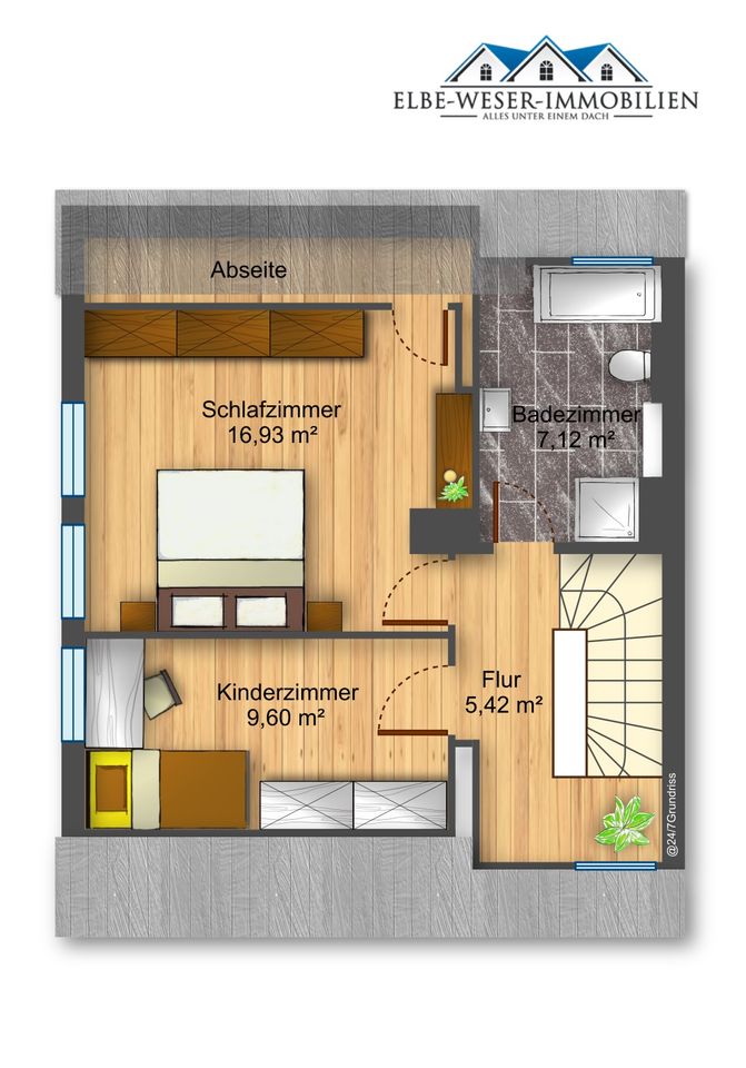 Neuer Preis!!! Modernisierte Doppelhaushälfte mit Keller und Garage in TOP-Lage – sofort verfügbar in Rotenburg (Wümme)