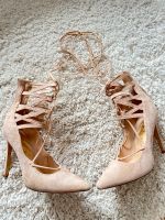 High heels nude / beige Gr. 40 mit Schnürung Nürnberg (Mittelfr) - Oststadt Vorschau