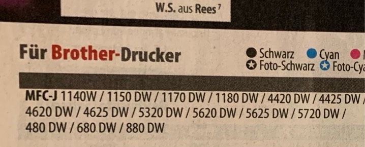 Druckerpatronen für Brother Drucker in Plüderhausen