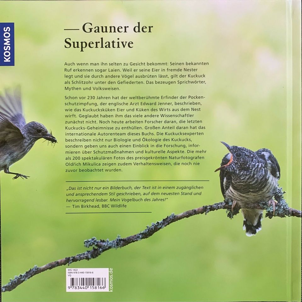 Der Kuckuck - Gauner der Superlative, neu und ungelesen in Jarmen