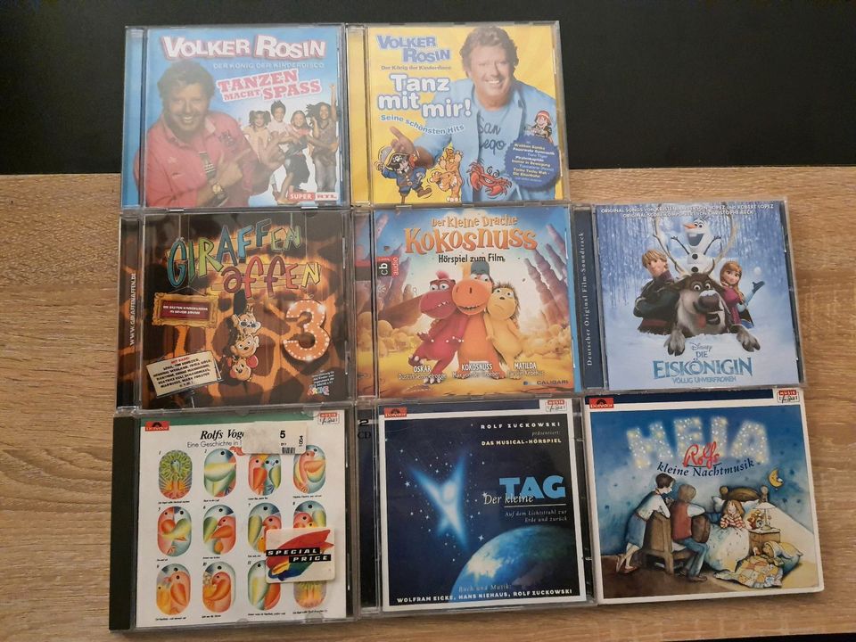 Diverse Kinder CDs, u.a. Rolf Zuckowski, Volker Rosin in Norderstedt