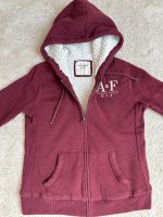 Gefütterte Sweatjacke von Abercrombie & Fitch, Gr. L, Weinrot Baden-Württemberg - Weinheim Vorschau