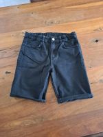 Jungen Jeans Short schwarz Gr. 158 Saarland - Schwalbach Vorschau