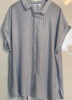 Bluse, kurze Ärmel, 1 x getragen, XL=48/50, blau weiß Hessen - Limburg Vorschau