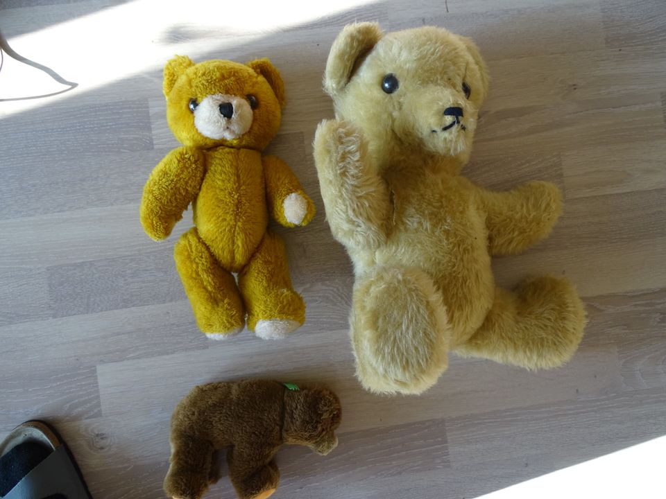 3 alte Teddybären in Reichenbach an der Fils