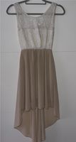 Damen Kleid 34 XS Hochzeit Abi Party beige weiß schleife spitze Nordrhein-Westfalen - Herne Vorschau