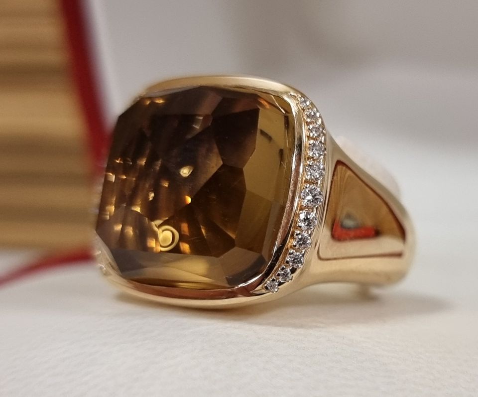 Wempe by Kim Ring Corolle mit Quarz und Brillanten 750er Rosegold in Nürnberg (Mittelfr)