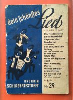 ALT! 1950er Jahre ARCADIA Schlagertextheft Nr. 29, Liedtexte Sachsen-Anhalt - Halberstadt Vorschau