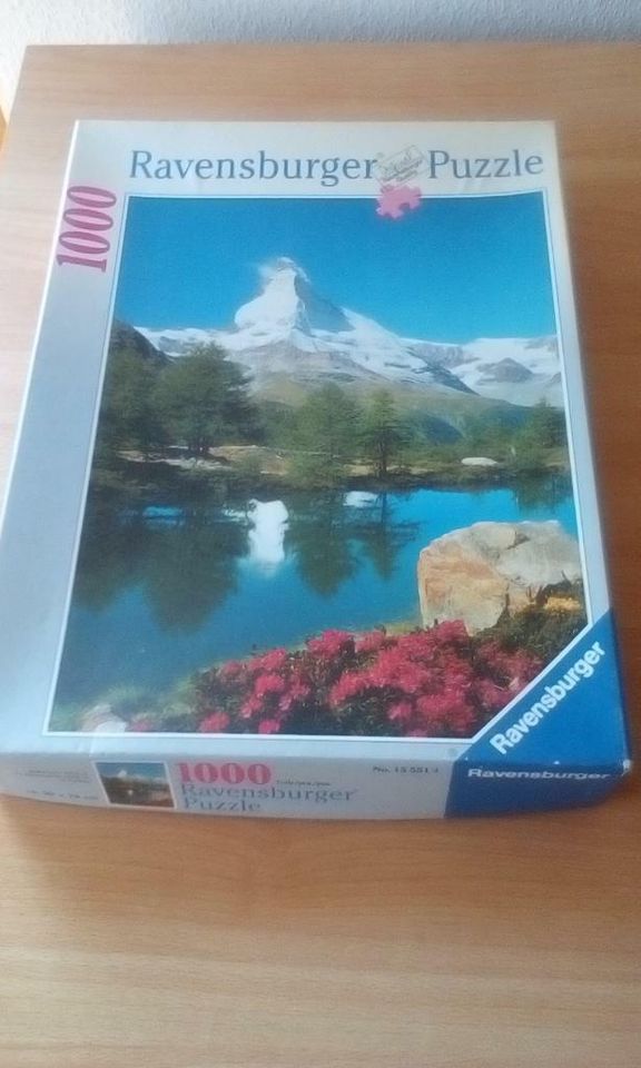 Puzzle 1000 Teile Ravensburger Motiv Matterhorn in Bietigheim-Bissingen