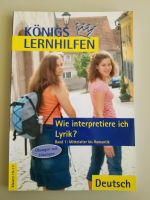 Königs Lernhilfen Lyrik Interpretation Text Band 1 Düsseldorf - Friedrichstadt Vorschau