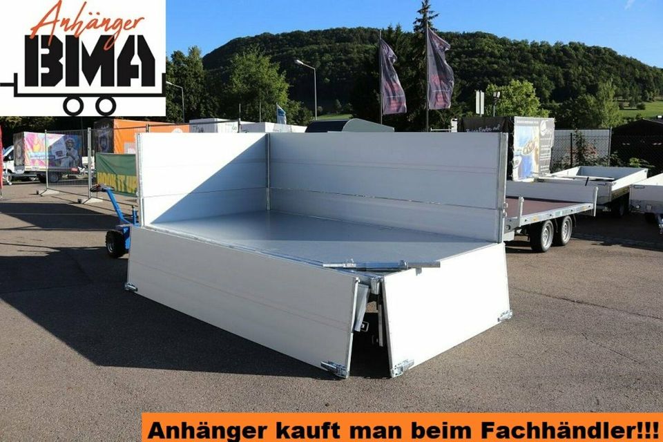 EDUARD Anhänger 3-Seiten Kipper 330x180x30 3500kg E+H Pumpe + Auf in Mühlhausen im Täle