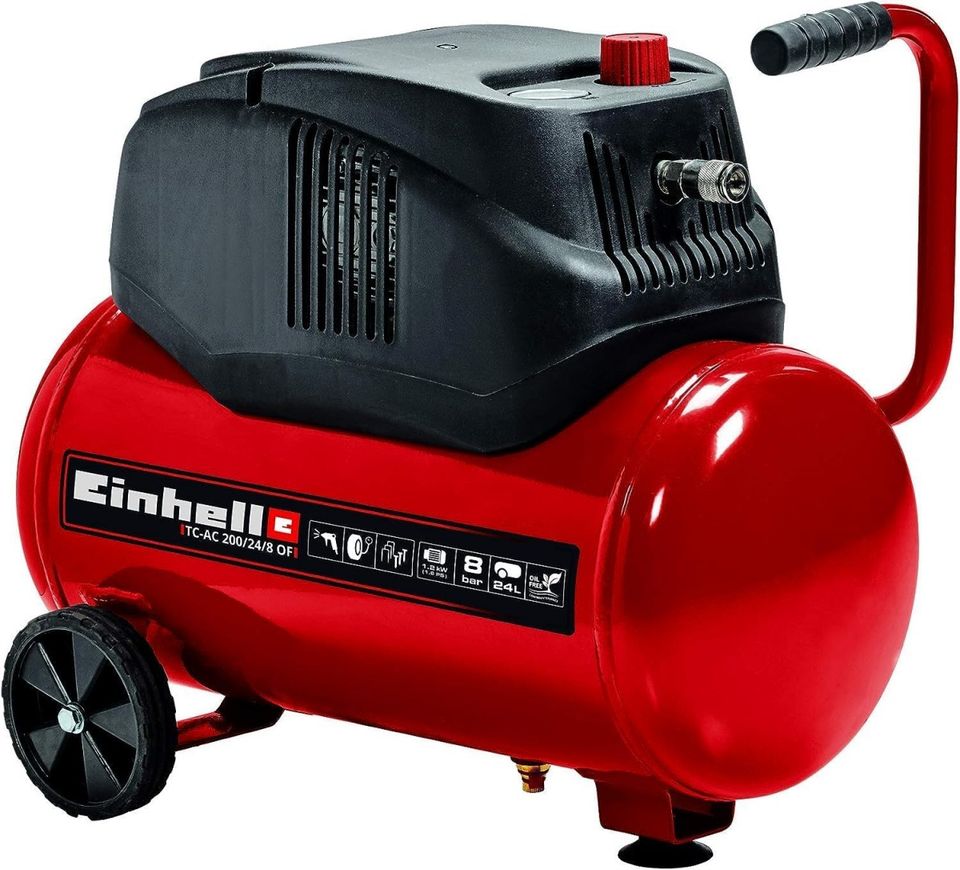 Einhell Kompressor TC-AC 200/24/8 OF (1200 W., max. 8 bar, 24 l in Berlin