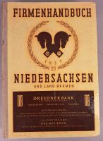 Firmenhandbuch Niedersachsen 1951, inkl. Versand. 45,- Niedersachsen - Moringen Vorschau