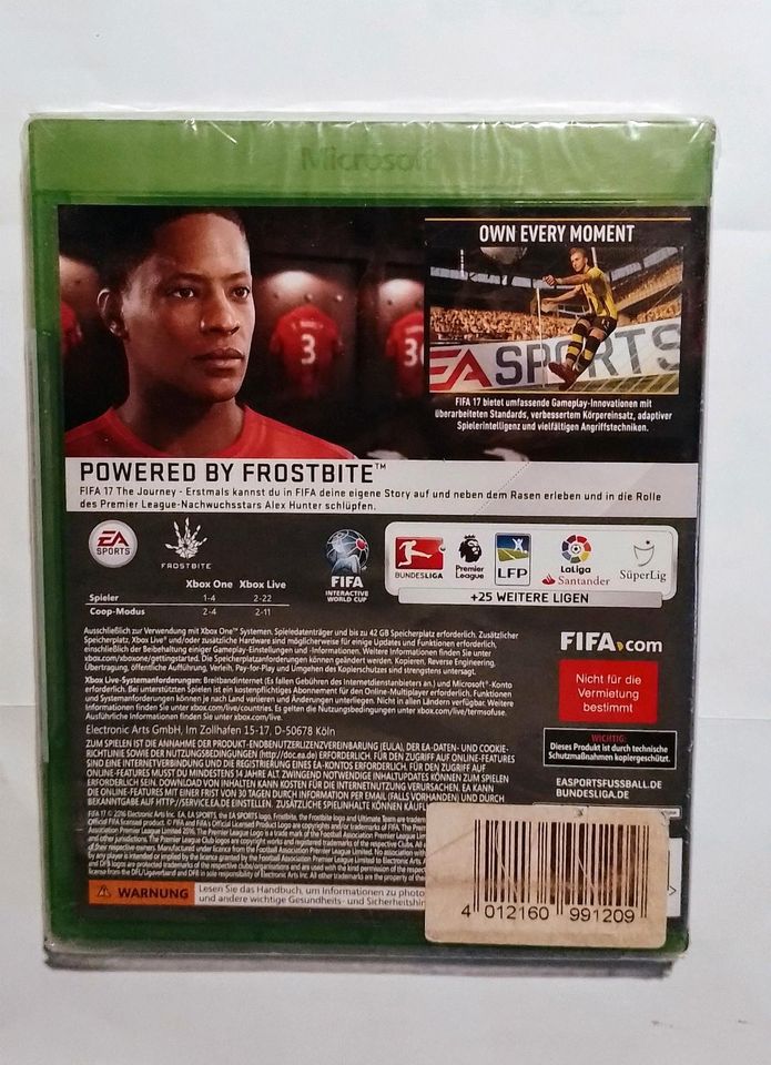 Fifa 17 xbox one neu ovp sealed in Düsseldorf