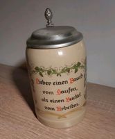 Bierkrug mit Zinndeckel Thüringen - Schleusingen Vorschau