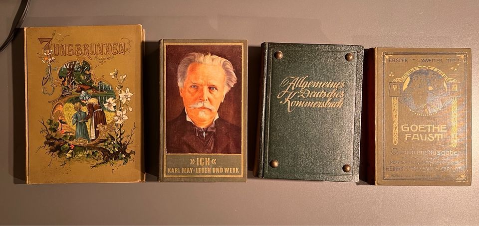 alte Bücher Karl May - Goethe Faust - Allgemeine Deutsche in Nürnberg (Mittelfr)