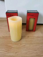 2x LED Kerze mit echtem Wachsüberzug 15 cm Nordrhein-Westfalen - Minden Vorschau