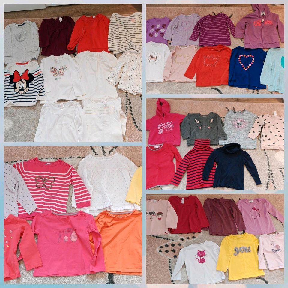 Shirts Mädchen, Babykleidung, Gr. 86 Preis je Shirt in Niederschönenfeld