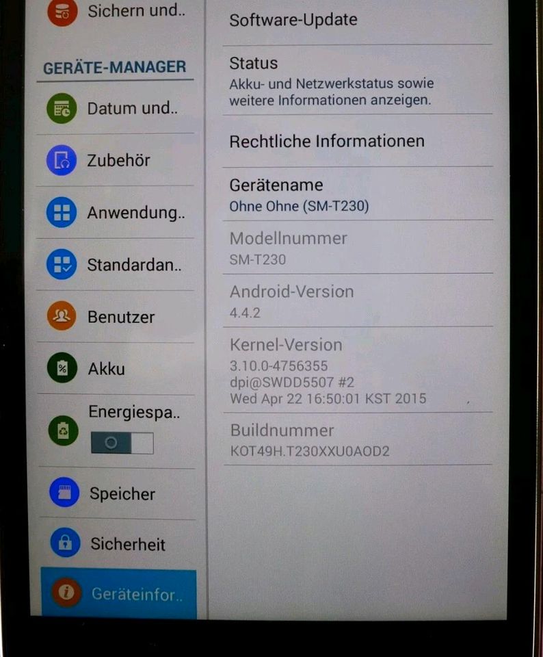 Samsung tablet 4 in Überherrn