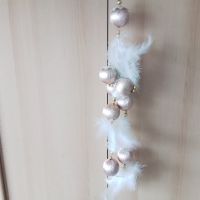 WEIHNACHTEN Weihnachts/Glocken-Feder-Deko mit goldigen Perlen Saarland - Schwalbach Vorschau