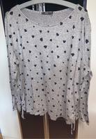 Cecil Pullover Gr XL hell grau Herzen Langarm Bayern - Neustadt a.d.Donau Vorschau