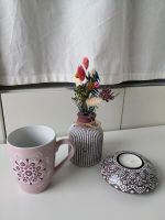 Deko 3er Set Vase Kerzenleuchter Tasse Porzellan Beton NEU Schleswig-Holstein - Schleswig Vorschau